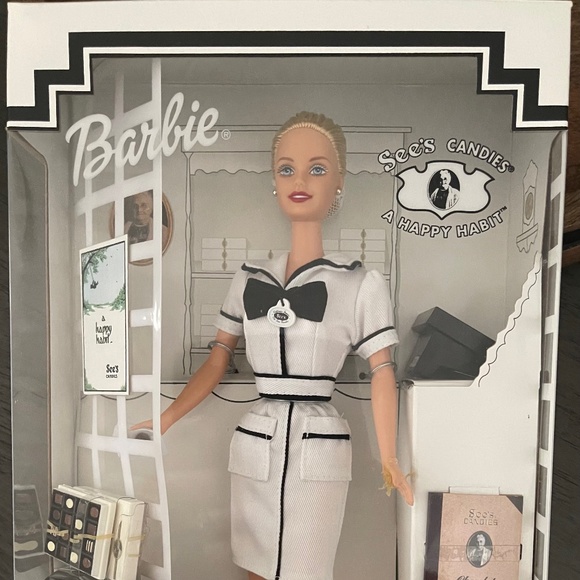 バービー　See’s CANDIES シーズキャンディ　A/A 未開封　レア Ebay Barbie See's Candies Brand New MINT Unopened See's Candy